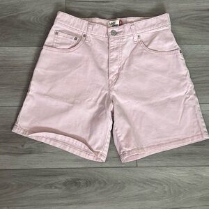Levi’s Pink Denim Shorts (6)